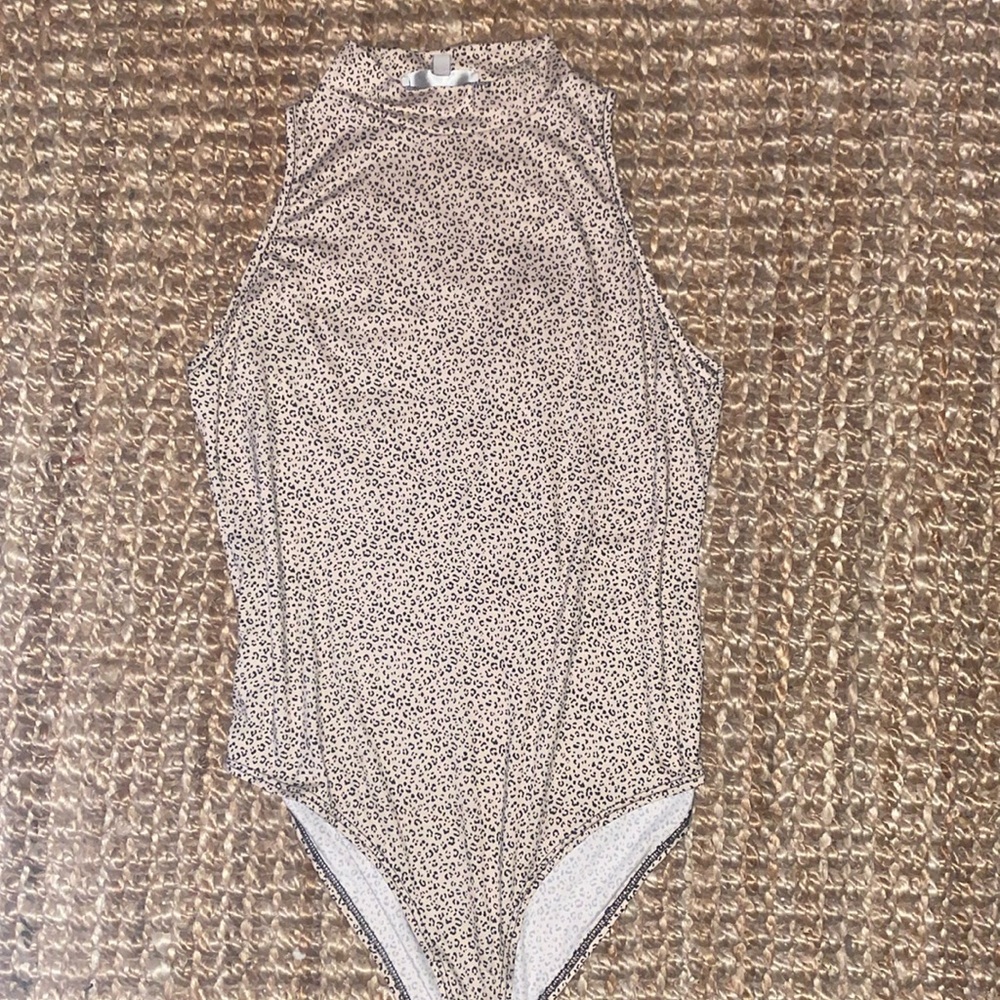 Cheetah print bodysuit